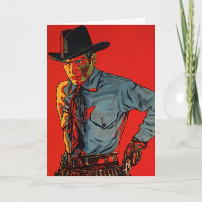Anniversaire Cowboy ! Carte (Devant)