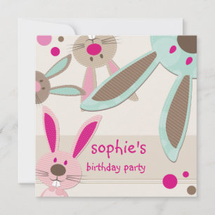 ANNIVERSAIRE DE ENFANT PARTY INVITATION mignon lap