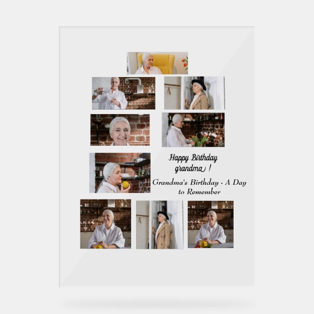 Anniversaire de grand-mère - Un jour pour se souve (Recto)