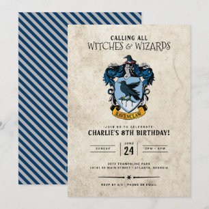 Anniversaire de Harry Potter Invitation de Raven