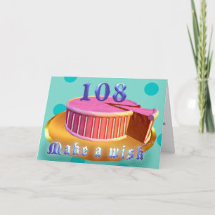 Anniversaire de la carte d'anniversaire de gâteau