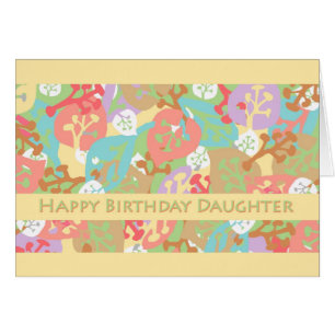 Anniversaire de la fille, Feuilles colorés sur Jau