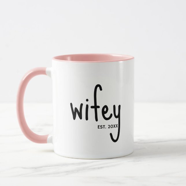 Anniversaire de la Mug Mariage de la Mug de la Wif (Gauche)