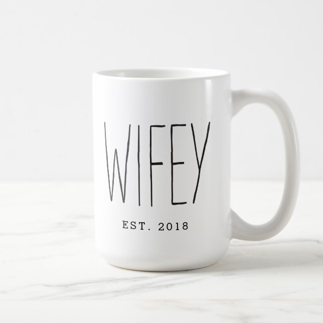 Anniversaire de la Mug Mariage de la Mug de la Wif (Droite)