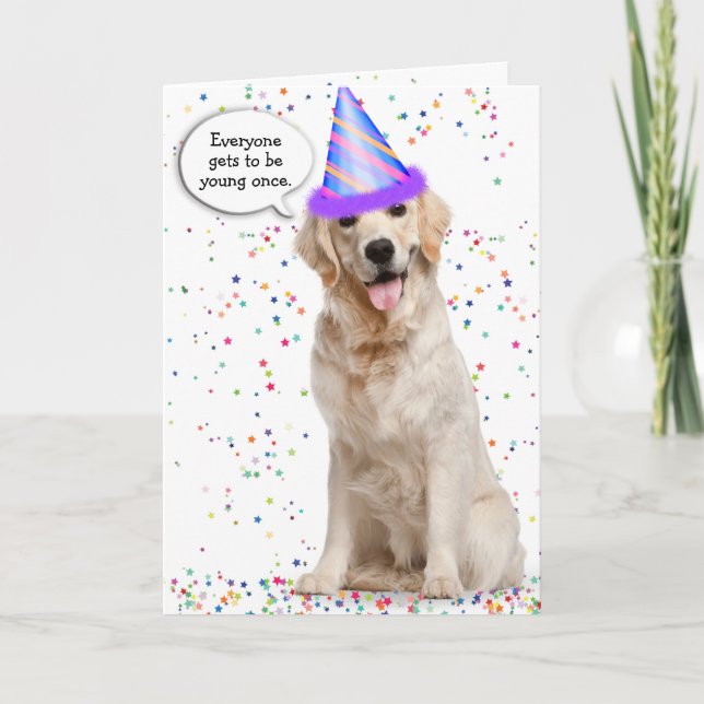 Anniversaire de la Retriever sur la carte des étoi (Devant)