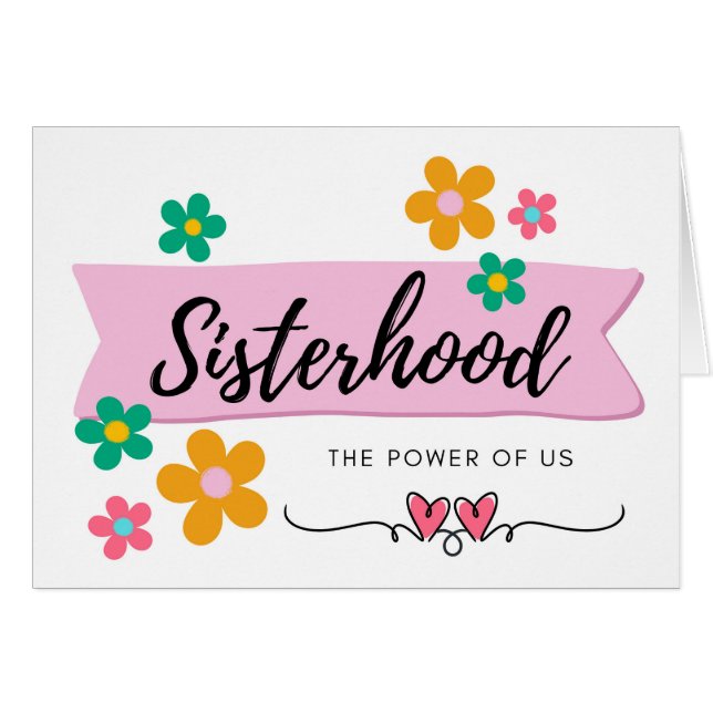 Anniversaire de la Sisterhood Le pouvoir de nous (Devant horizontal)