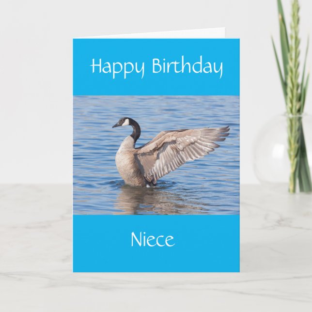 **ANNIVERSAIRE DE MA NIECE** Carte (Devant)