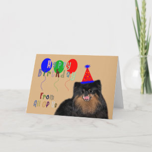 Anniversaire de tous les nous carte de voeux