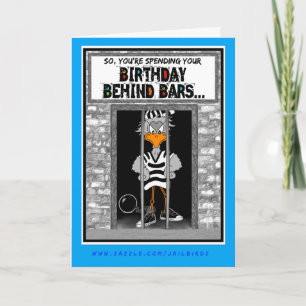 Anniversaire derrière des barres : Carte