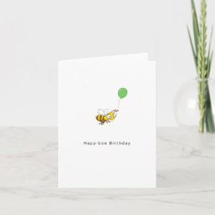 Anniversaire des abeilles happ. Carte d'anniversai