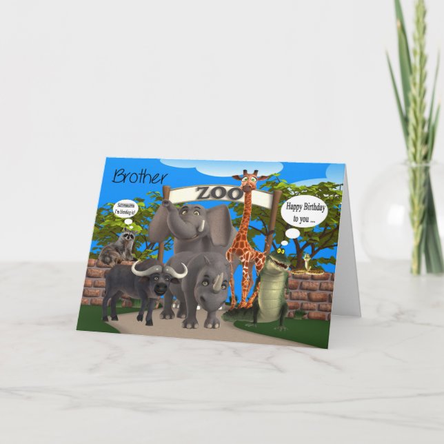 Anniversaire Des Cartes De Voeux Frères (Devant)