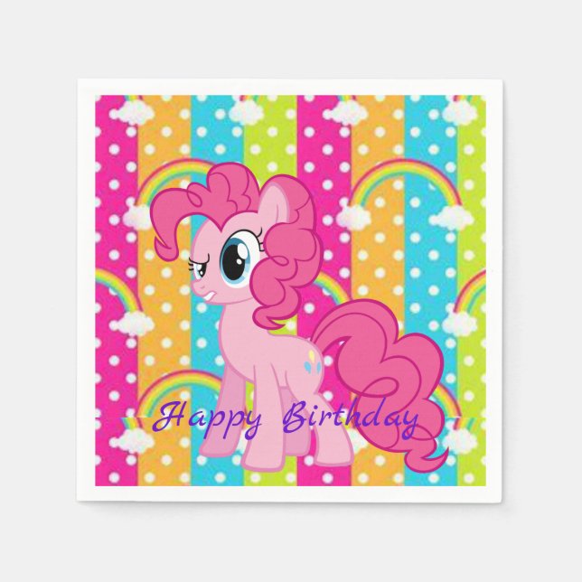 Anniversaire des serviettes en papier (Devant)