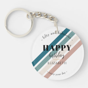 Anniversaire Design minimaliste aux couleurs paste