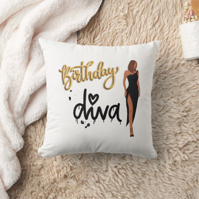 Anniversaire Diva Coussin (Couverture)