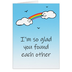 Anniversaire du coeur de couple LGBT Nuages arc-