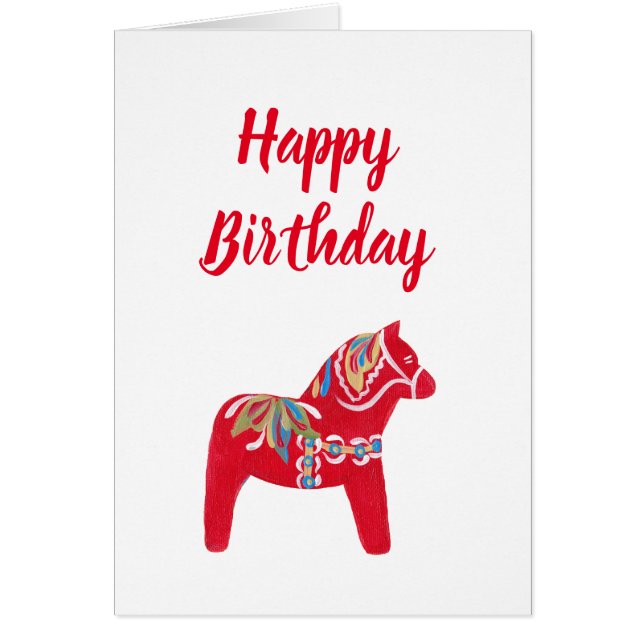 Anniversaire du Dala Horse (Devant)