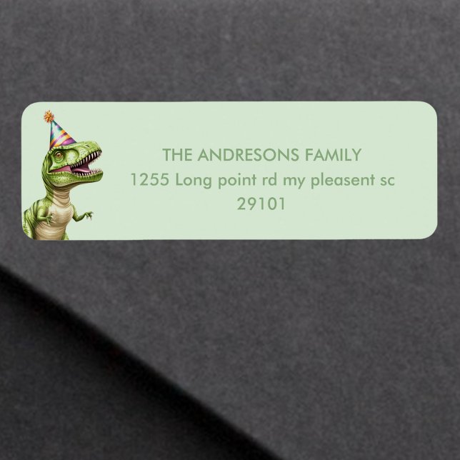 Anniversaire du dinosaure à trois rapports | Green (Créateur téléchargé)