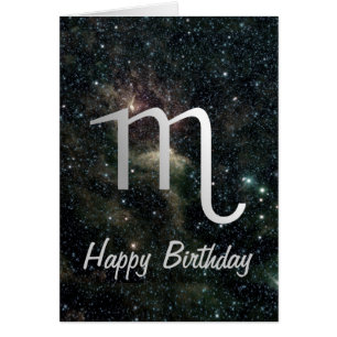 Anniversaire d'univers de signe d'étoile de