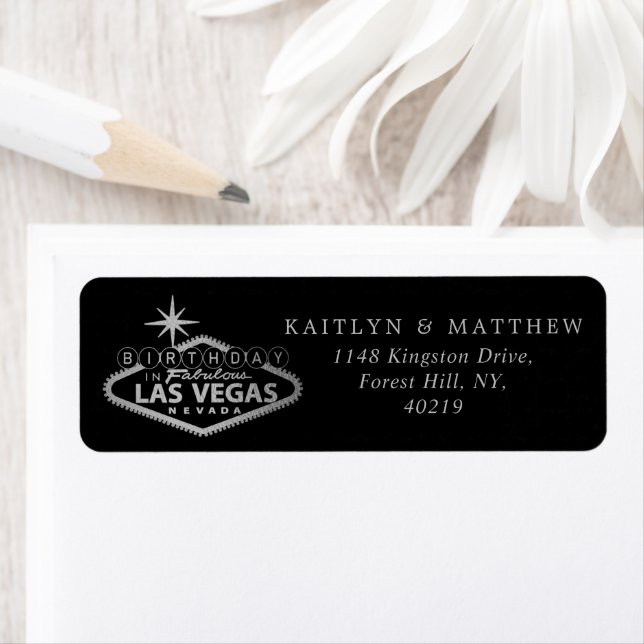 Anniversaire élégant de Las Vegas (En situation)