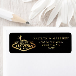 Anniversaire élégant de Las Vegas