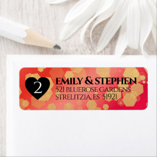 Anniversaire élégant du 2ème Mariage Garnet