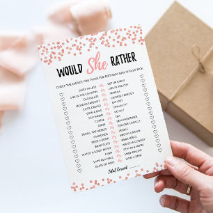 Anniversaire Elle Plutôt modifiable carte de jeu