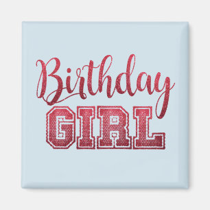 ANNIVERSAIRE FILLE Magnet