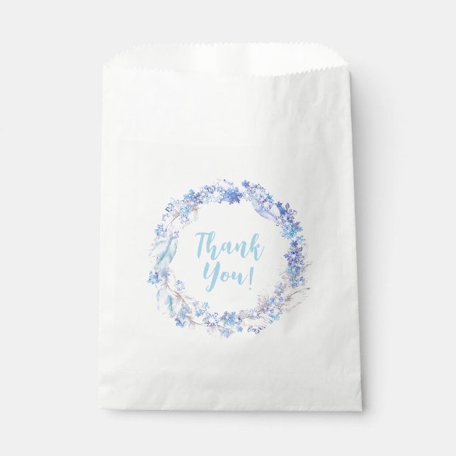 Anniversaire Gelé Favore Tout Âge Gelé Faveur Sacs (Devant)