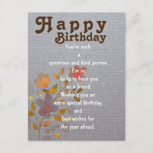 Anniversaire Grande carte