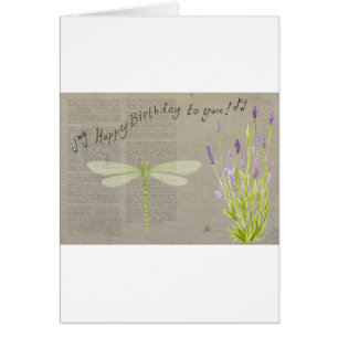 anniversaire heureux de libellule