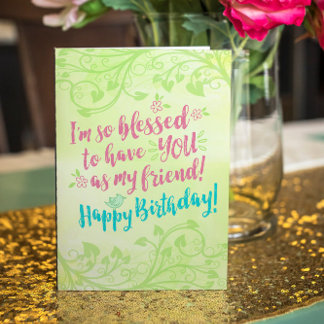 Anniversaire, je suis tellement béni de vous avoir
