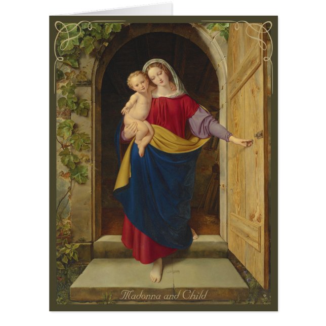 Anniversaire Jolie madonna et enfant Steinbrück Ca (Devant)