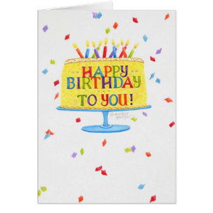 Anniversaire Joyeux Anniversaire À Vous Carte Gâte