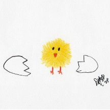 Anniversaire - Joyeux Hatch Day (Chick) Carte