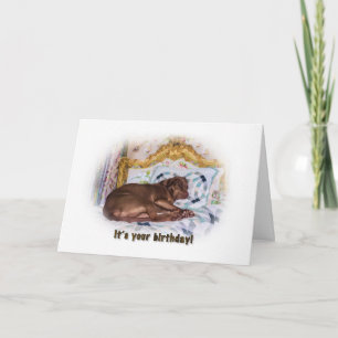 Anniversaire, Labrador Retriever Dog, Carte