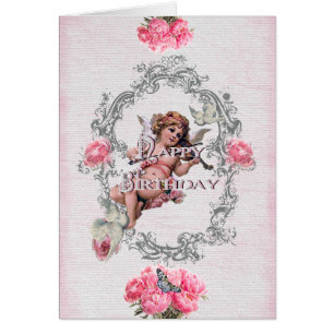 Anniversaire - Linge blanc - Carte de voeux