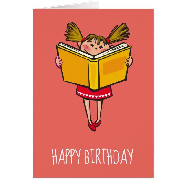 Anniversaire mignon de rat de bibliothèque (Devant)