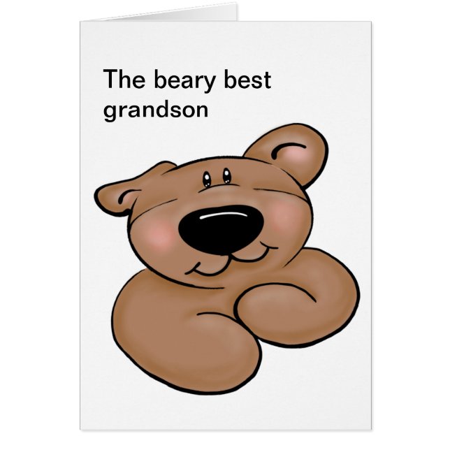 Anniversaire mignon d'ours de nounours (Devant)