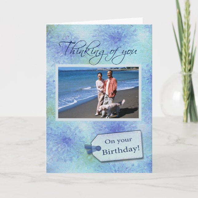 Anniversaire - Modèle Carte photo (Devant)