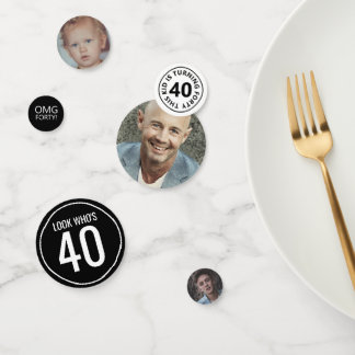 Anniversaire Personnalisé Confetti
