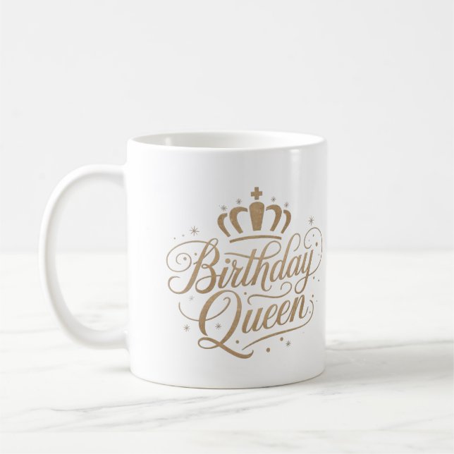 Anniversaire Queen Cool Trend Mugs cadeaux (Gauche)