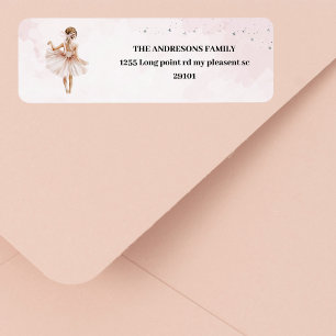 Anniversaire rose Ballerina élégant