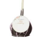 Anniversaire rose or floral eucalyptus monogramme