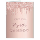 Anniversaire rose or parties scintillant gouttes r