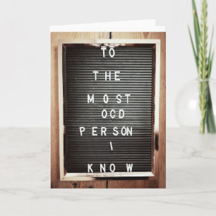 Anniversaire  Salutation  OCD  Humour  carte posta