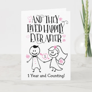 Anniversary, And They Lived Happily Ever After Car Card