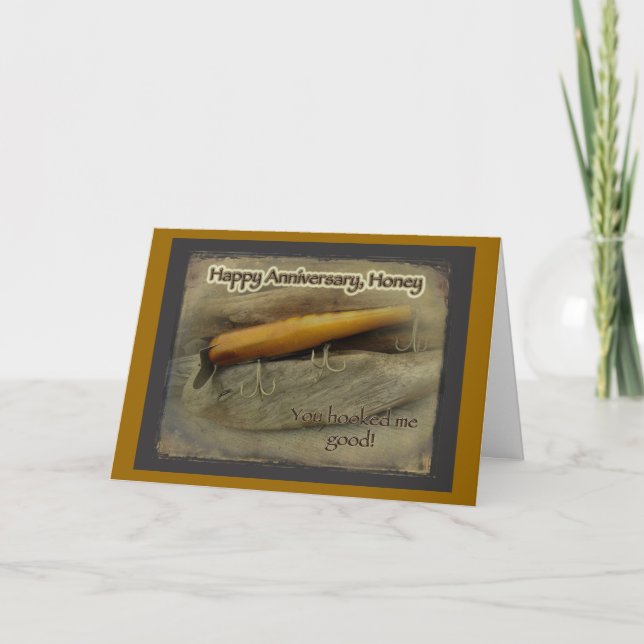 Anniversary Atom A40 Vintage Fishing Lure Card (Front)