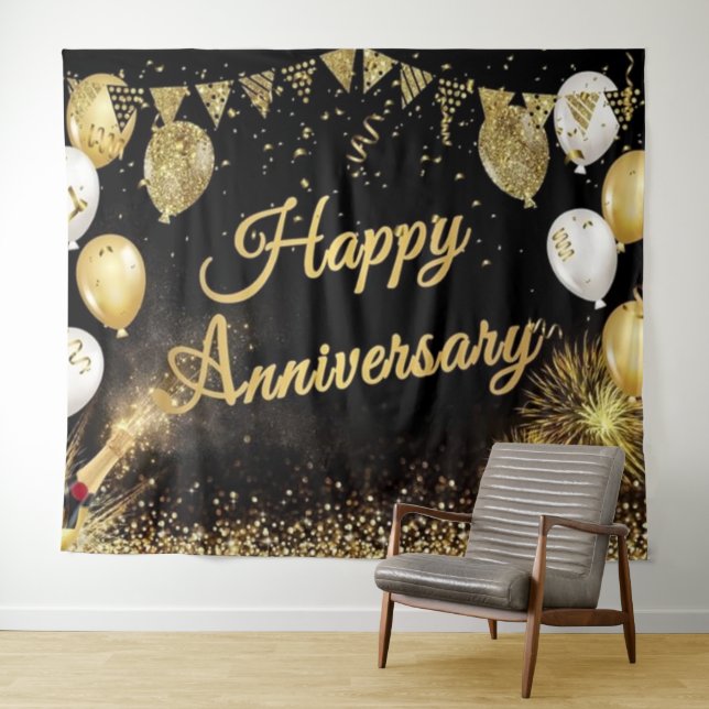 Anniversary Backdrop Tapestry (In Situ (Horizontal))
