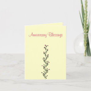 "Anniversary Blessings" Card
