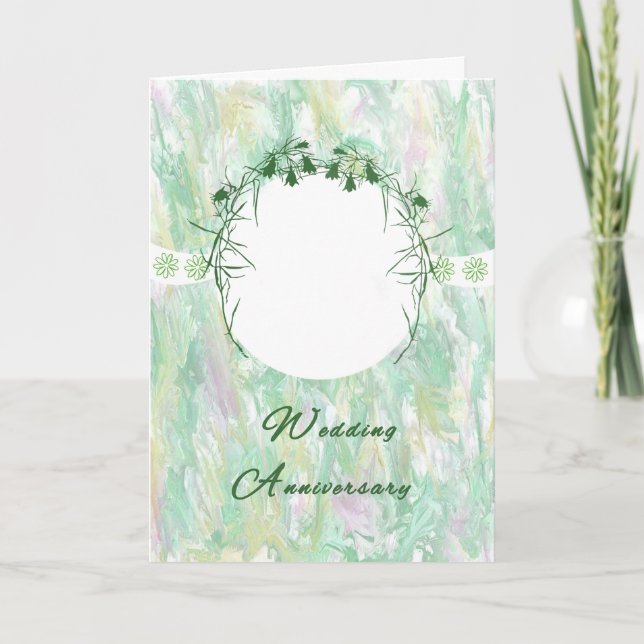 Anniversary Card add Your Own Image (Front)